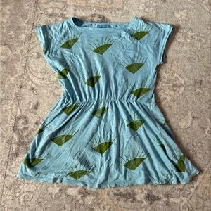 Bobo Choses 4/5 Blue and Green suns Kids Dress